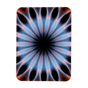 Fire-Flames Kaleidoscope Magnet