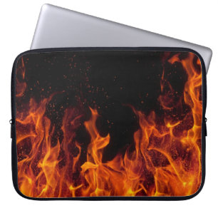 Fire Flames Laptop Sleeve