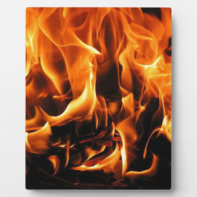 Fire, flames plaque (Front)