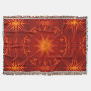 Fire Flowers 261 Throw Blanket