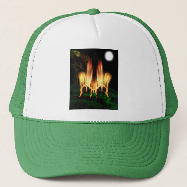 Fire Fly Trucker Hat (Front)