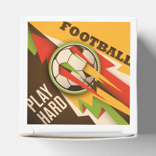 Fire Football Soccer Sport Ball Favour Box
