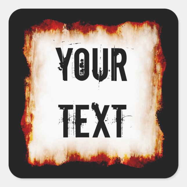 Fire Frame Stickers (Front)