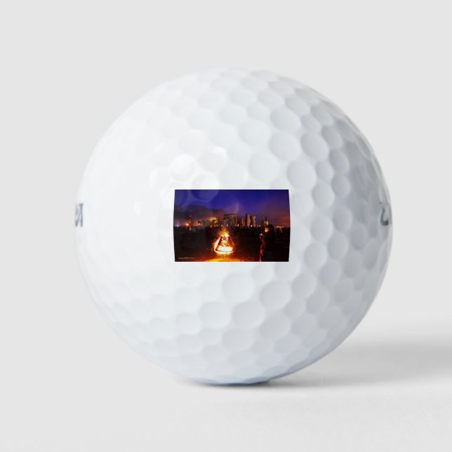 Fire Garden Golf Balls (Front)