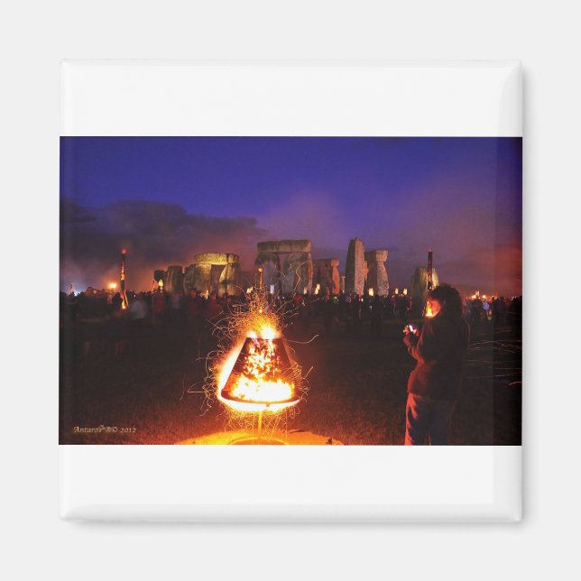 Fire Garden Magnet (Front)