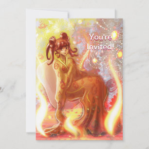 Fire Geisha Invitation