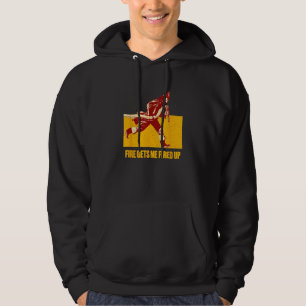 Fire Gets Me Fired Up  Firefighter Humor Fireman M Hoodie