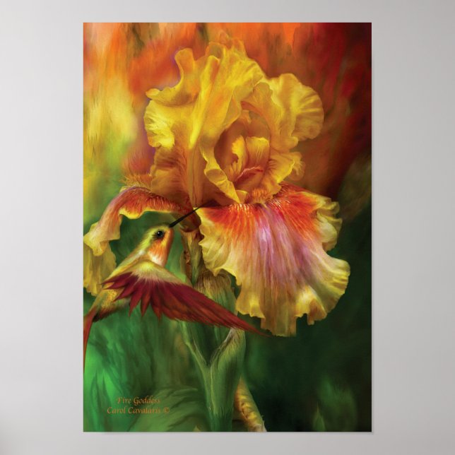 Fire Goddess Art Poster/Print Poster (Front)