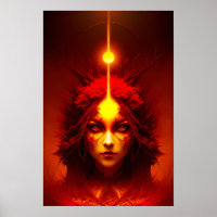 Fire Goddess Fantasy Art