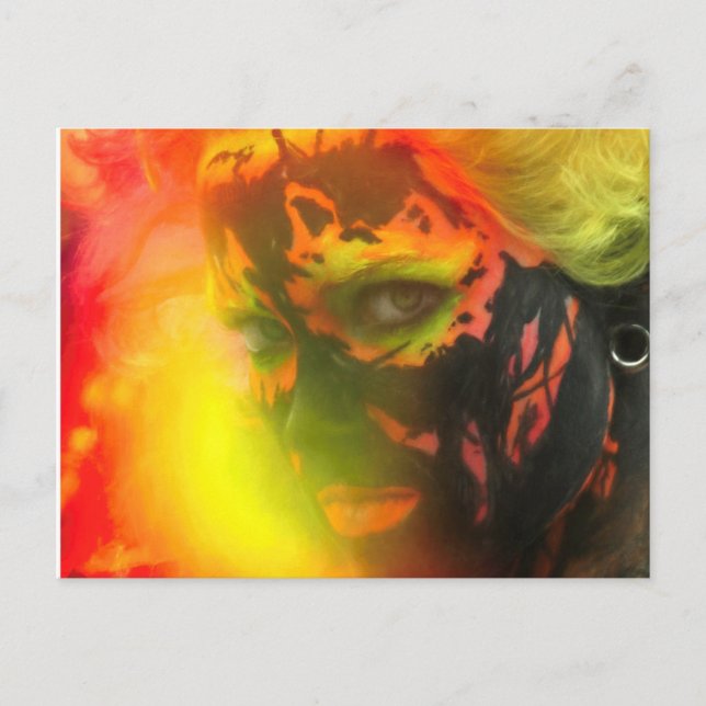 Fire Goddess PELE Postcard (Front)