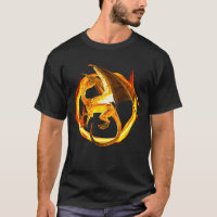 Fire Gold Flame Dragon Magical Fantasy