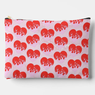 Fire Heart Accessory Pouch