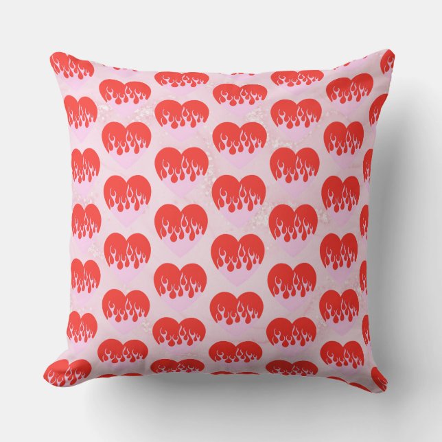 Fire Heart Cushion (Front)