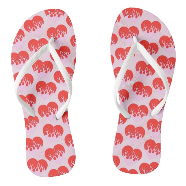 Fire Heart Jandals (Footbed)