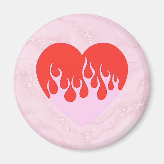 Fire Heart Magnet (Front)
