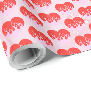 Fire Heart Wrapping Paper