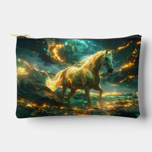 FIRE HORSE - CHINESE ZODIAC -  ACCESSORY POUCH (Front)