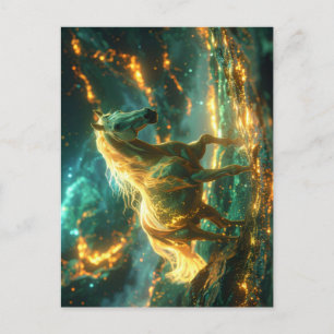FIRE HORSE - CHINESE ZODIAC -  POSTCARD