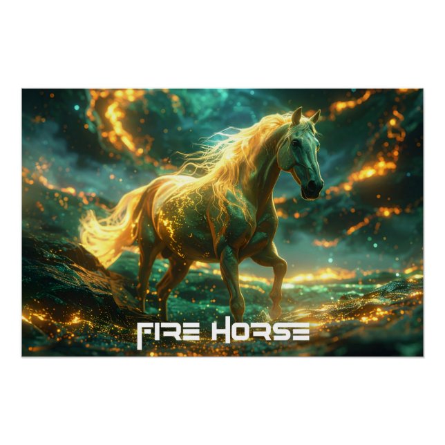 FIRE HORSE - CHINESE ZODIAC -  POSTER (Front)