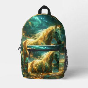 FIRE HORSE - CHINESE ZODIAC - PRINTED BACKPACK