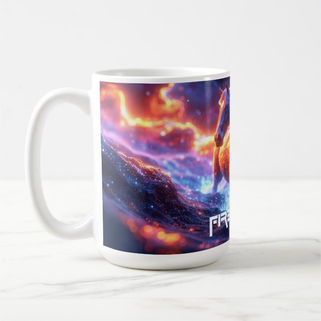 FIRE HORSE - SHENG XIAO -  COFFEE MUG (Left)
