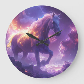 FIRE HORSE - SHENG XIAO LARGE CLOCK