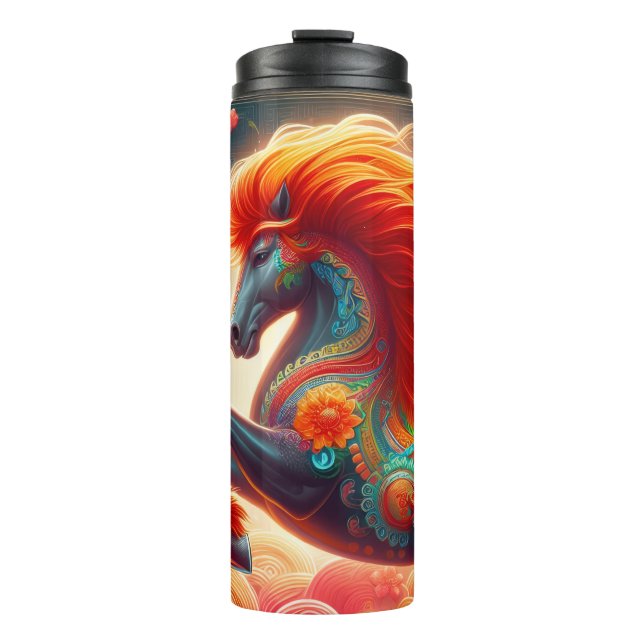 Fire Horse Thermal Tumbler (Front)