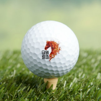 Fire Horse Victory Golf Balls