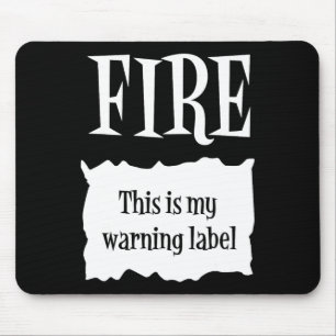 Fire - Hot Packet Halloween Taco Costume 1 Mouse Pad