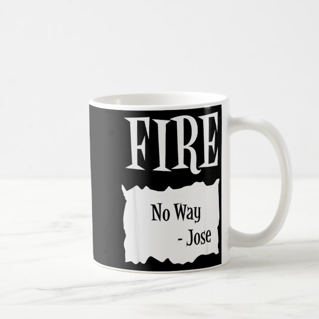 Fire - Hot Packet Halloween Taco Costume  Coffee Mug (Right)