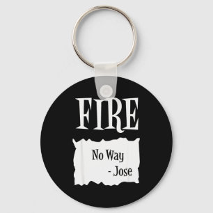 Fire - Hot Packet Halloween Taco Costume Key Ring