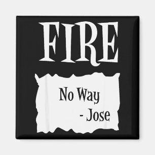 Fire - Hot Packet Halloween Taco Costume Magnet