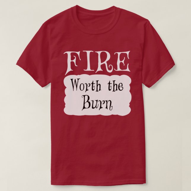 FIRE Hot Packet Halloween Taco Costume T-Shirt (Design Front)