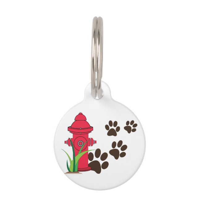 Fire Hydrant Pet Tag (Front)