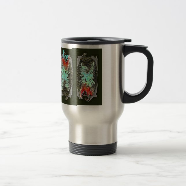 FIRE & ICE by SHARON SHARPE Travel Mug (Right)