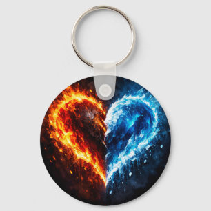 Fire & Ice  Key Ring