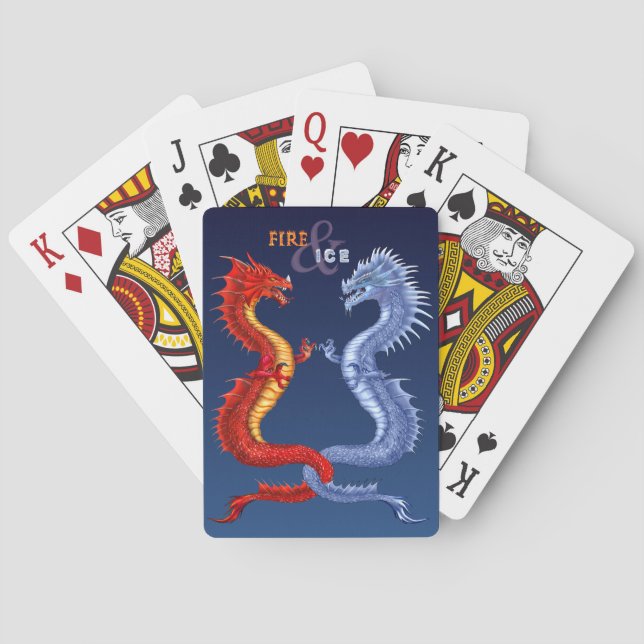 FIRE & ICE PLAYING CARDS (Back)