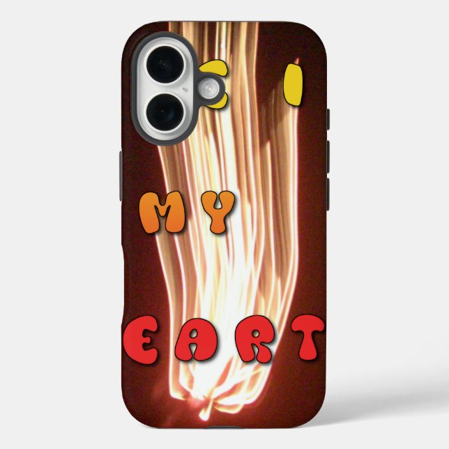 Fire in My Heart Art Print Case-Mate iPhone Case (Back)