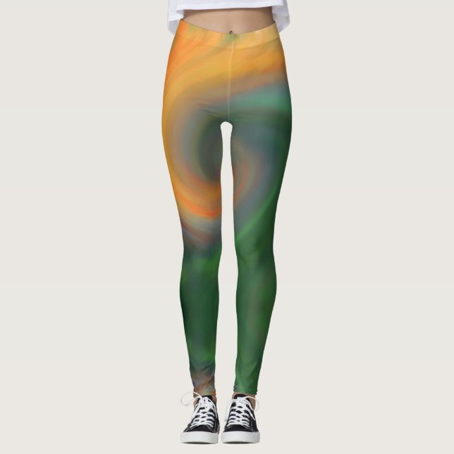 Fire in the Forest Leggings (Front)
