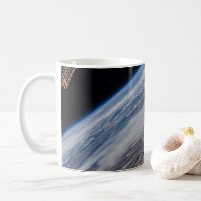 Fire In Yosemite National Park & Stanislaus Forest Coffee Mug (With Donut)