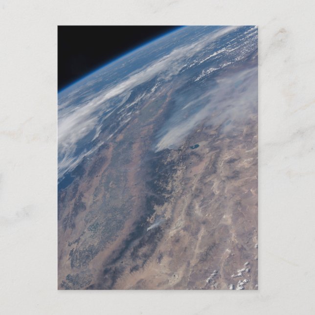 Fire In Yosemite National Park & Stanislaus Forest Postcard (Front)