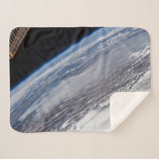 Fire In Yosemite National Park & Stanislaus Forest Sherpa Blanket (Front (Horizontal))