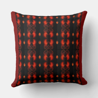 :"Fire Inspired Art" created from Firework Photo. Cushion