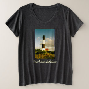 'Fire Is. Lighthouse @ Sunset' Ladies' Plus Size T-Shirt