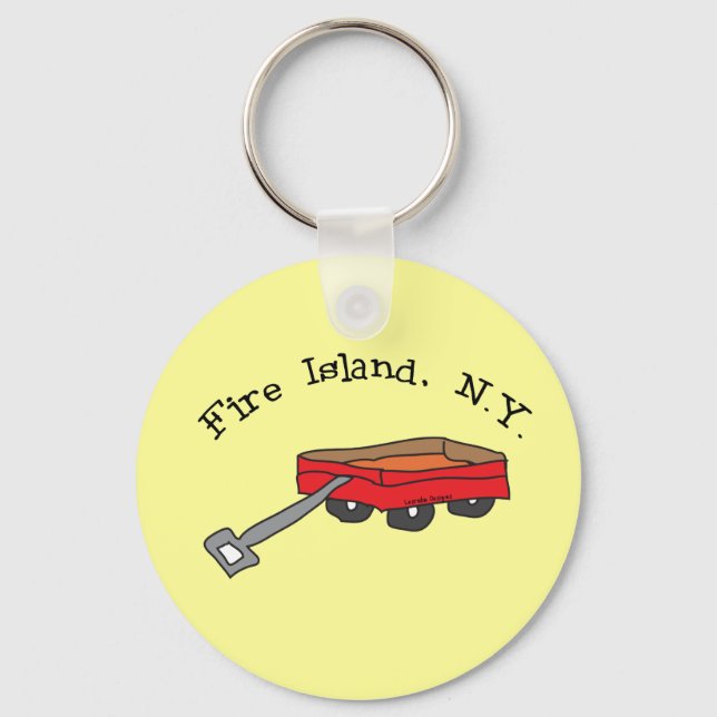 Fire Island Key Ring (Front)