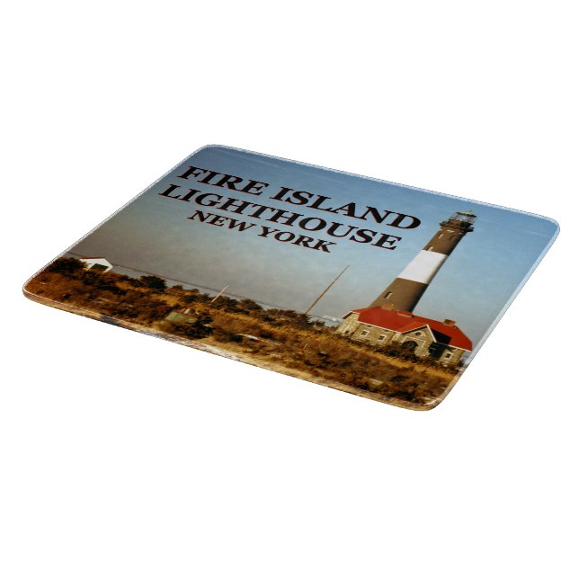 Fire Island Lighthouse New York Cutting Board (Corner)