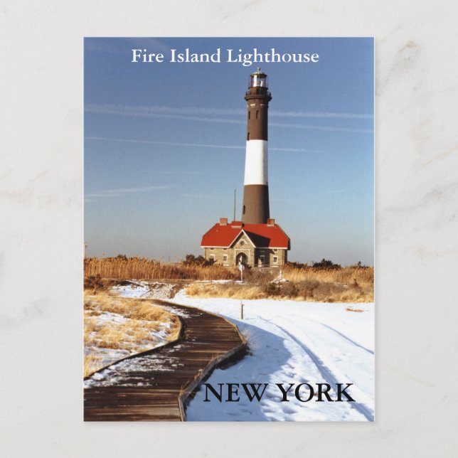 Fire Island Lighthouse, New York Postcard (Front)