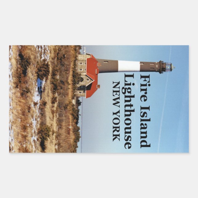 Fire Island Lighthouse, New York Stickers (Front)