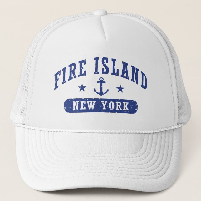 Fire Island New York Trucker Hat (Front)