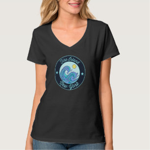 Fire Island Ny New York Souvenir Nautical Surfer G T-Shirt